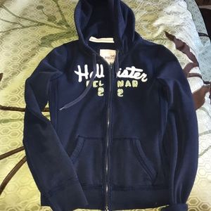 Dual zip Hollister hoodie